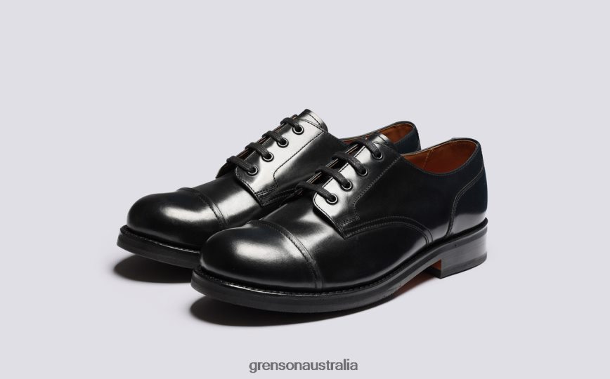 Grenson KEITH Men Black Derby Shoes LFTT6B163