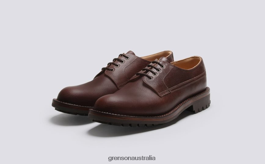 Grenson VICTOR Men Brown Derby Shoes LFTT6B156