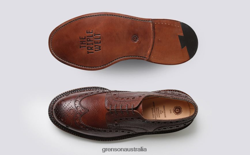 Grenson ARCHIE Men Dark Brown Formal Shoes LFTT6B68