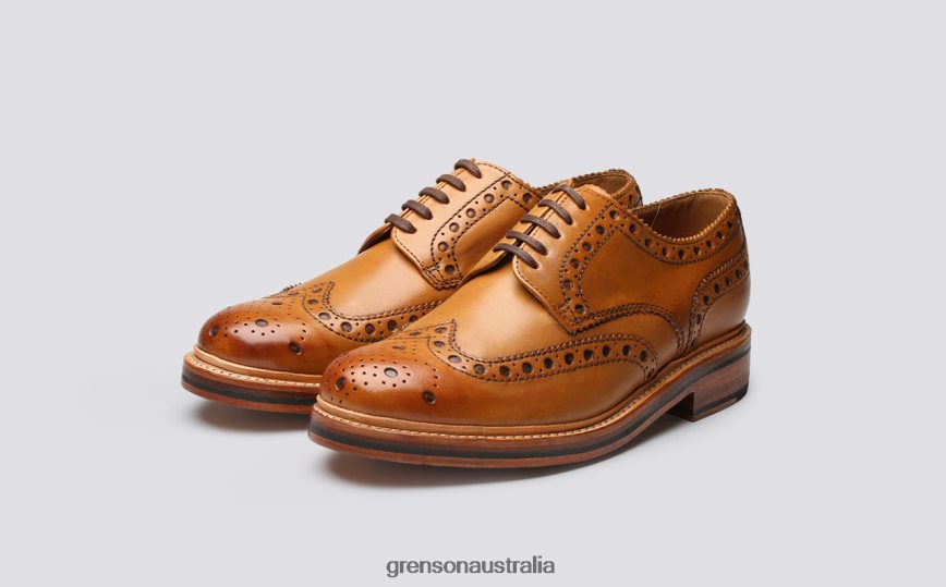 Grenson ARCHIE Men Tan Formal Shoes LFTT6B67