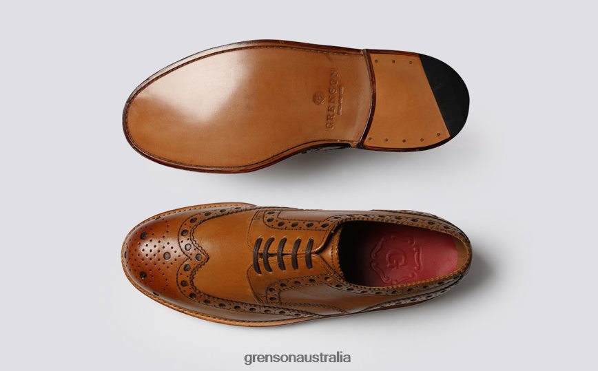 Grenson ARCHIE Men Tan Formal Shoes LFTT6B67