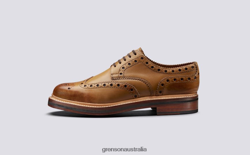 Grenson ARCHIE Men Tan Formal Shoes LFTT6B67