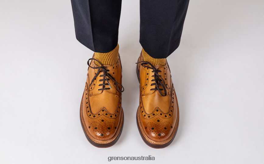 Grenson ARCHIE Men Tan Formal Shoes LFTT6B67