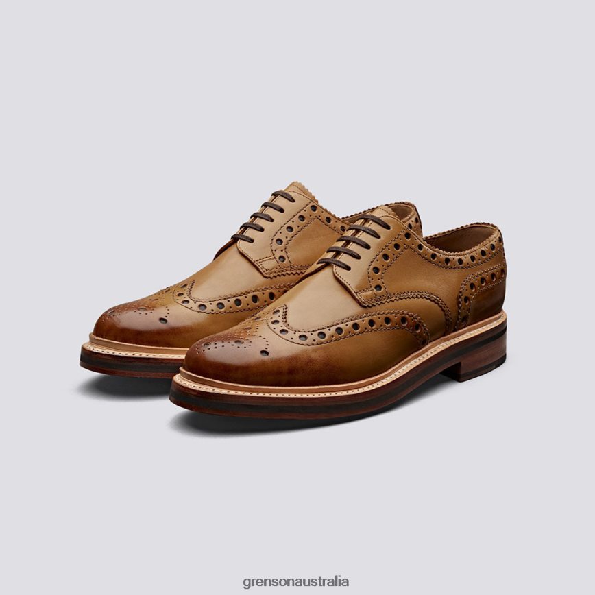 Grenson ARCHIE Men Tan Formal Shoes LFTT6B67