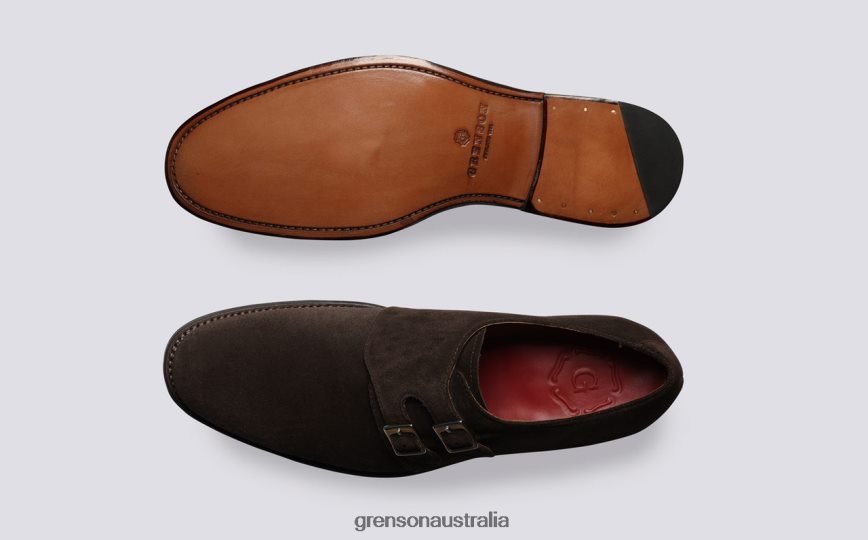 Grenson ATTICUS Men Dark Brown Formal Shoes LFTT6B101