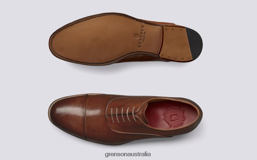 Grenson BERT Men Tan Formal Shoes LFTT6B70