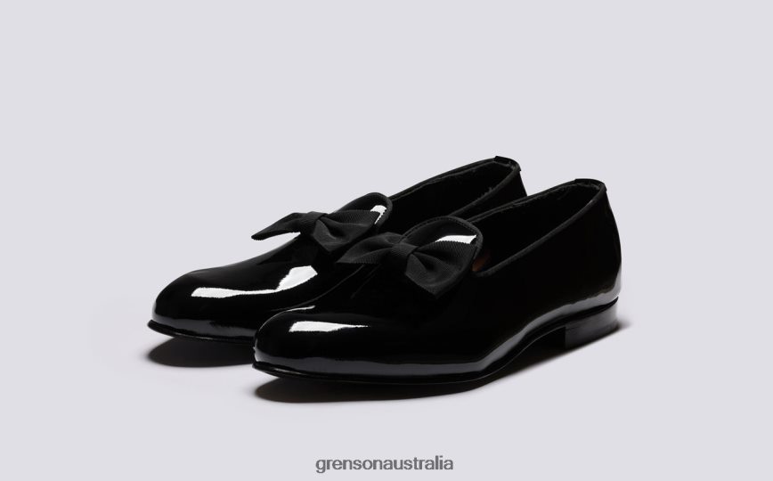 Grenson DRESS SLIPPER Men Black Formal Shoes LFTT6B64