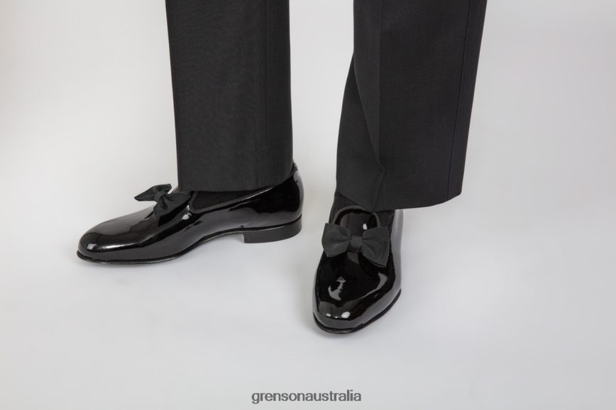 Grenson DRESS SLIPPER Men Black Formal Shoes LFTT6B64