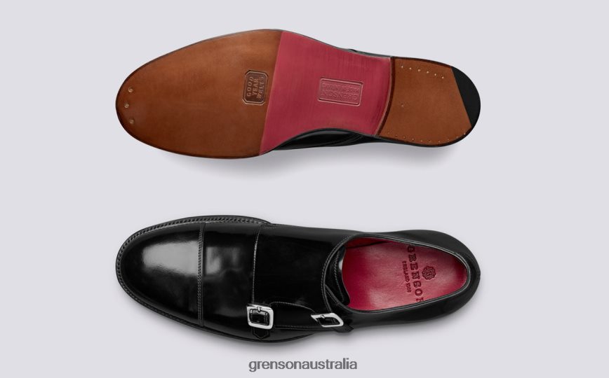 Grenson HANBURY Men Black/Jade Formal Shoes LFTT6B106