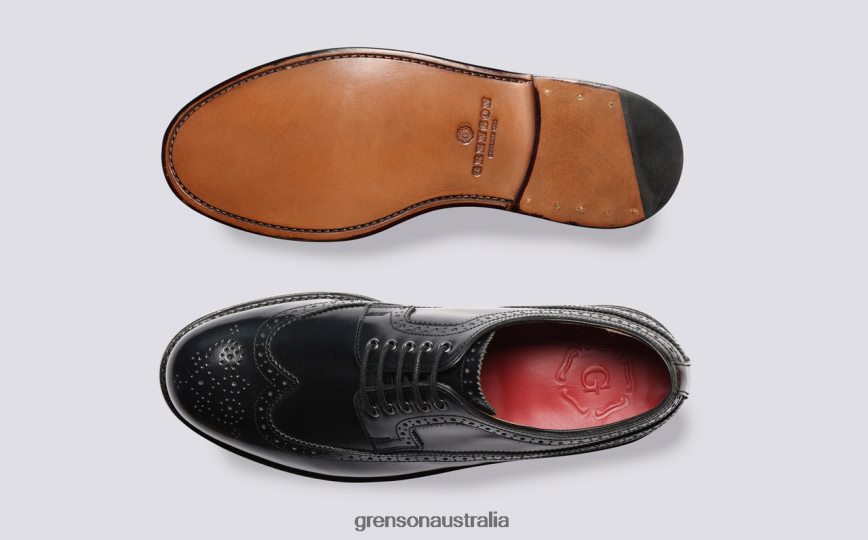 Grenson SID Men Black Formal Shoes LFTT6B102