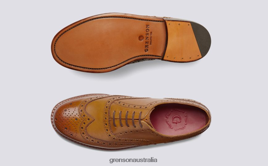 Grenson STANLEY Men Tan Formal Shoes LFTT6B99