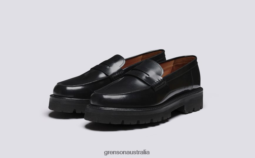Grenson JEFFERSON Men Black Loafers LFTT6B129