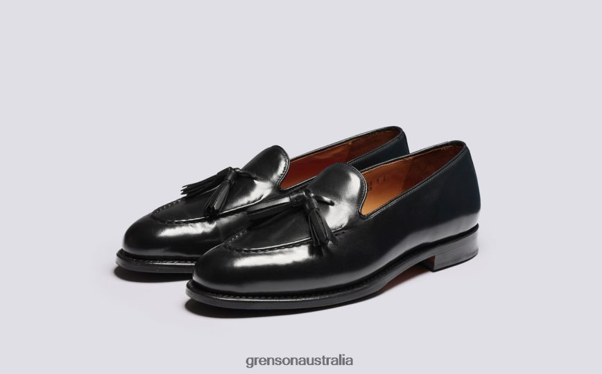 Grenson MERLE Men Black Loafers LFTT6B141
