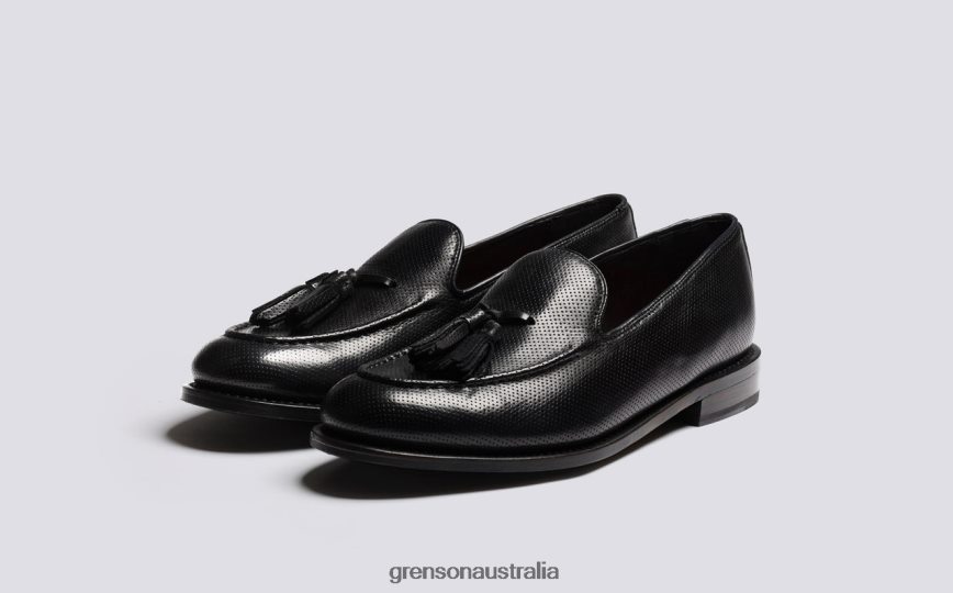 Grenson MERLIN Men Black Loafers LFTT6B133