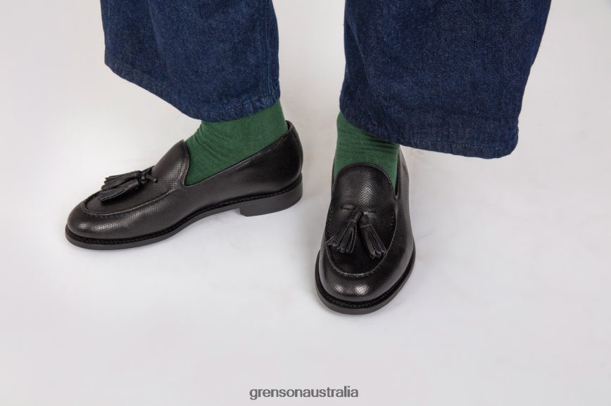 Grenson MERLIN Men Black Loafers LFTT6B133