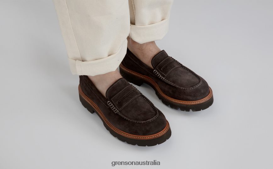Grenson WALT Men Peat Loafers LFTT6B138
