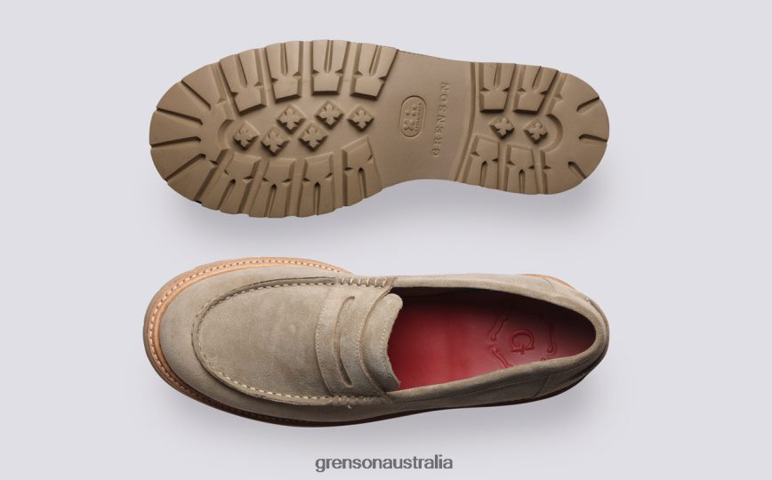 Grenson WALT Men Sand Loafers LFTT6B137