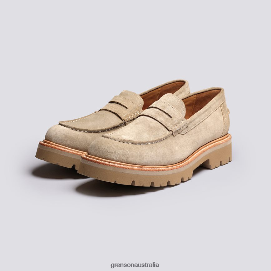 Grenson WALT Men Sand Loafers LFTT6B137