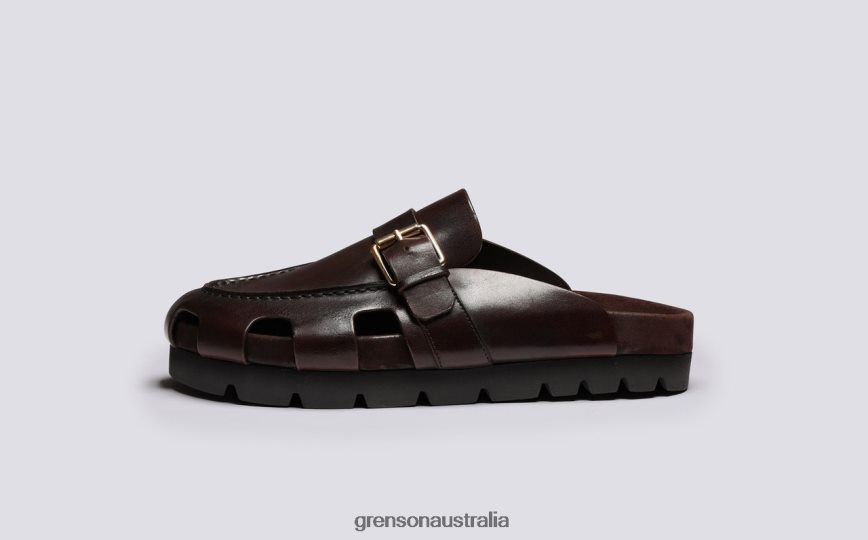 Grenson DALE Men Dark Brown Sandals LFTT6B213
