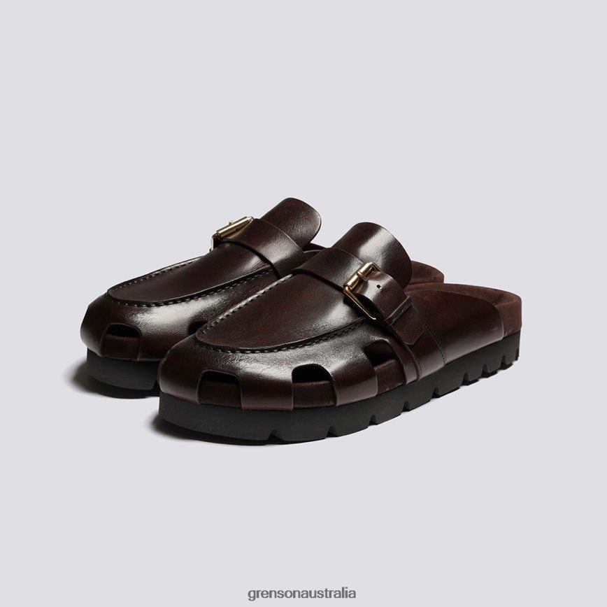 Grenson DALE Men Dark Brown Sandals LFTT6B213