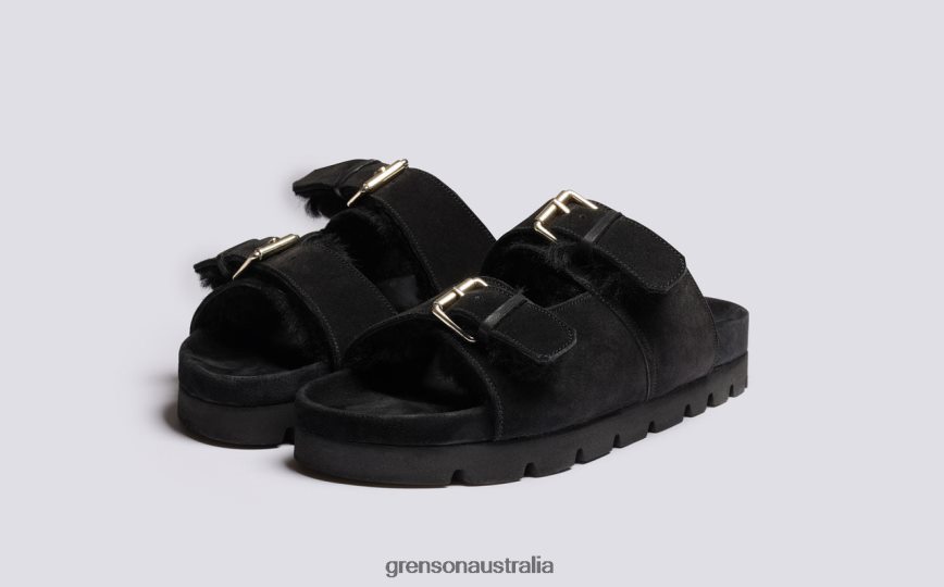 Grenson FLORIN Men Black Sandals LFTT6B217