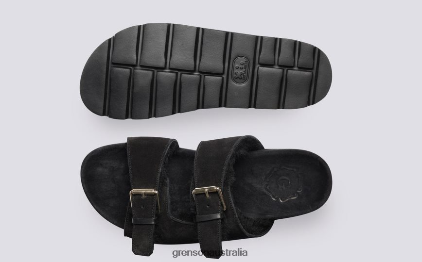 Grenson FLORIN Men Black Sandals LFTT6B217