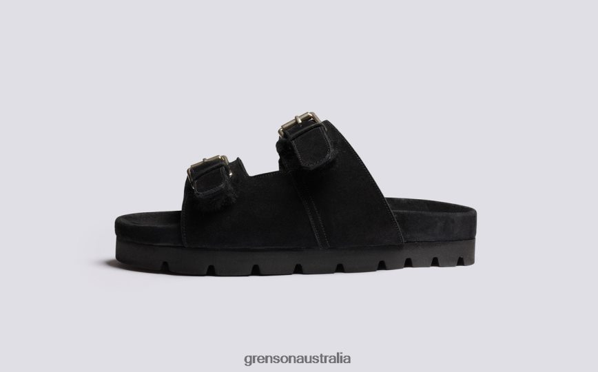 Grenson FLORIN Men Black Sandals LFTT6B217