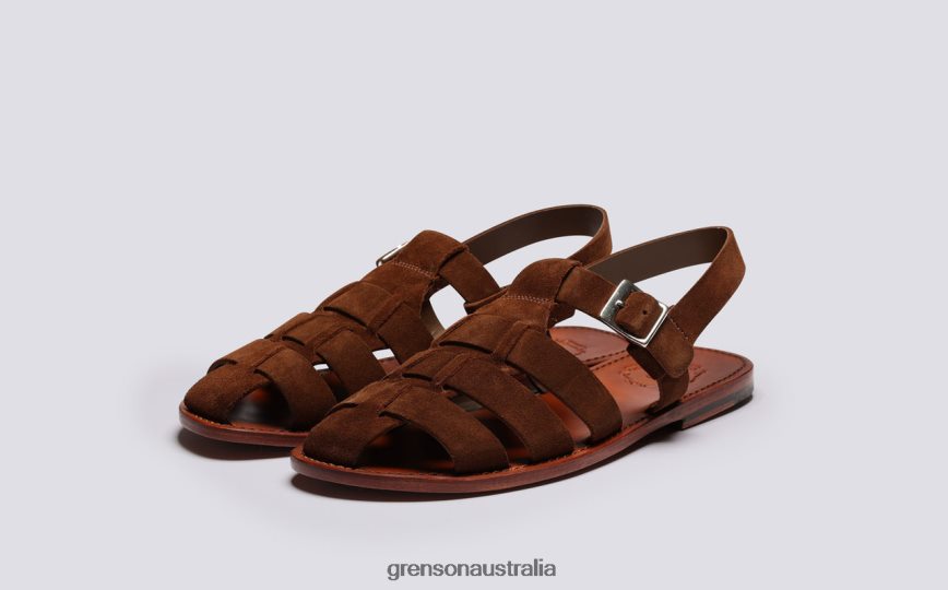 Grenson QUINCY Men Brown Sandals LFTT6B220