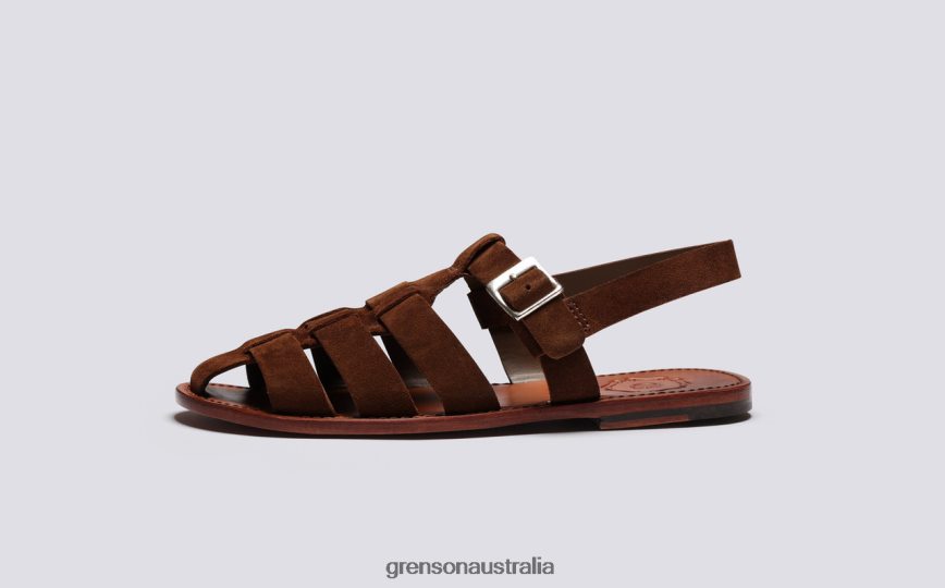Grenson QUINCY Men Brown Sandals LFTT6B220