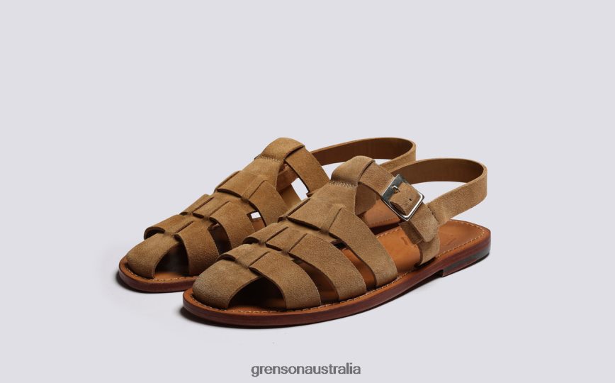 Grenson QUINCY Men Caramel Sandals LFTT6B219