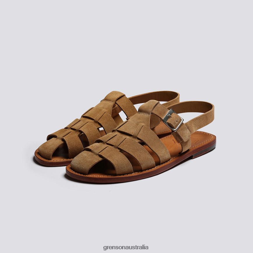 Grenson QUINCY Men Caramel Sandals LFTT6B219