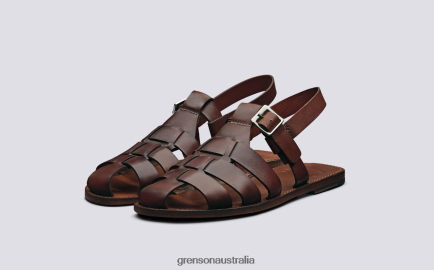 Grenson QUINCY Men Tan Sandals LFTT6B221