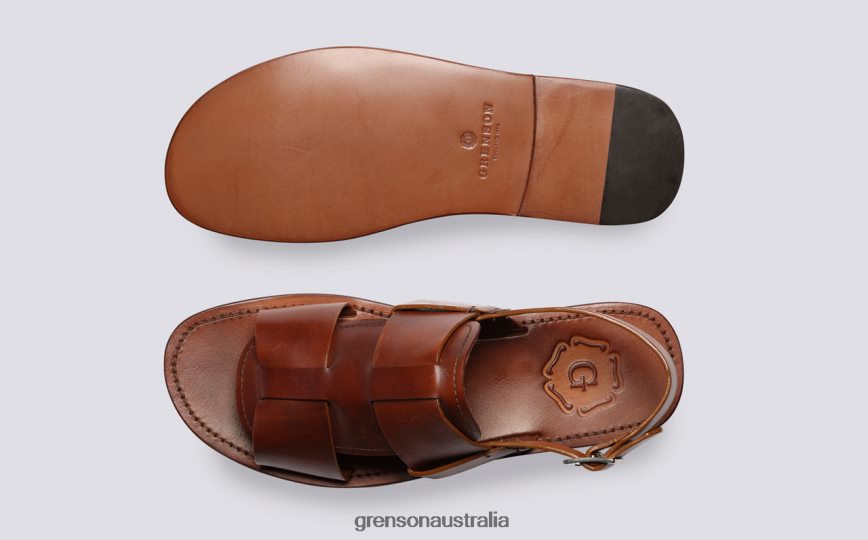 Grenson WILEY 3 Men Tan Sandals LFTT6B227