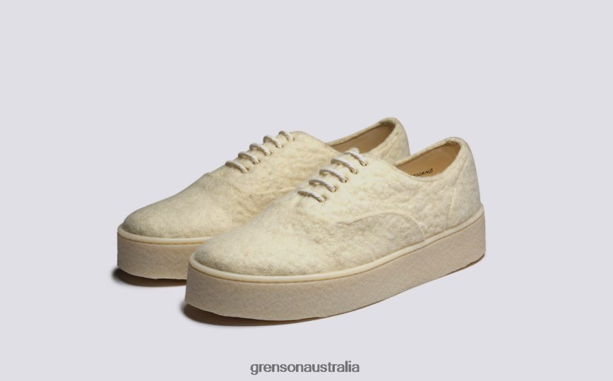 Grenson M.I.E. CLOUDWOOL SNEAKER Men Natural Sneakers LFTT6B167