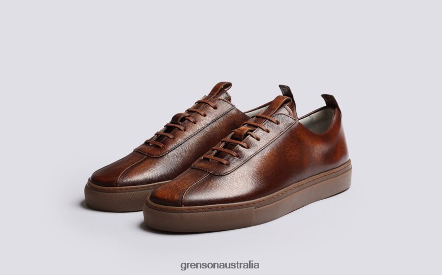 Grenson SNEAKER 1 Men Vintage Tan Sneakers LFTT6B181