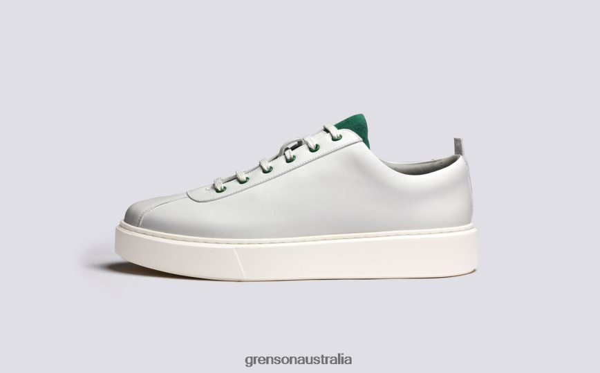 Grenson SNEAKER 30 Men White/Green Sneakers LFTT6B182