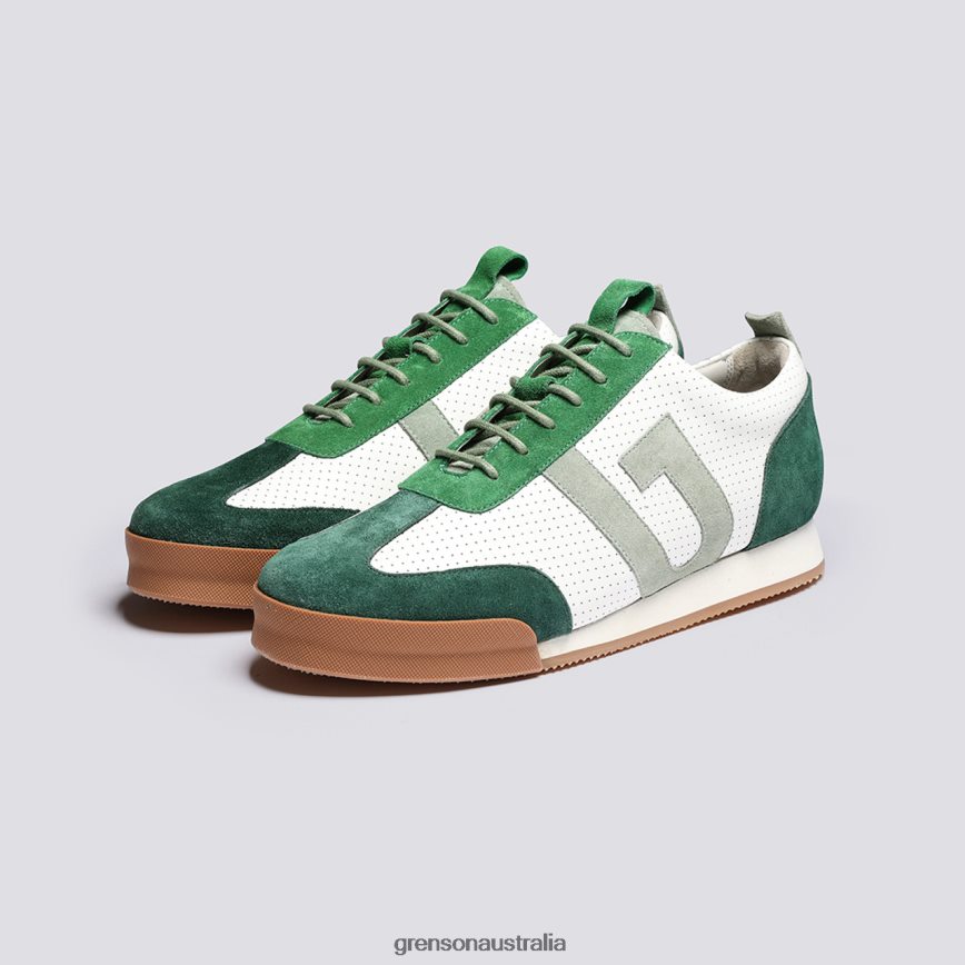 Grenson SNEAKER 51 Men White/Green Sneakers LFTT6B207