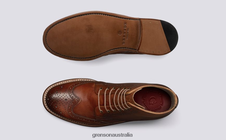 Grenson ELLA Women Tan Boots LFTT6B261