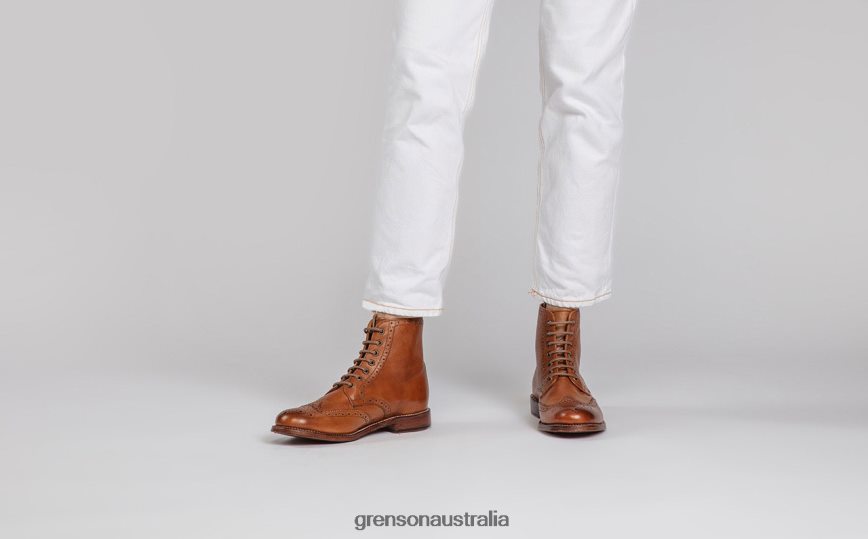 Grenson ELLA Women Tan Boots LFTT6B261