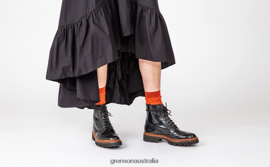 Grenson FRAN Women Black Boots LFTT6B267