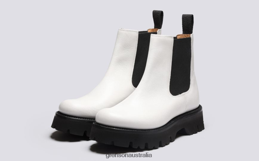 Grenson HARLOW Women White Boots LFTT6B268