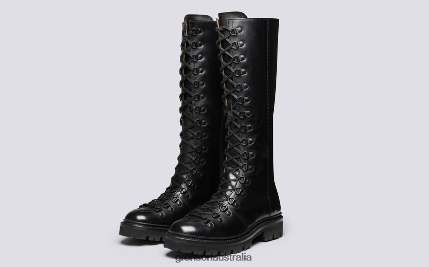 Grenson NANETTE KNEE HIGH Women Black Boots LFTT6B304