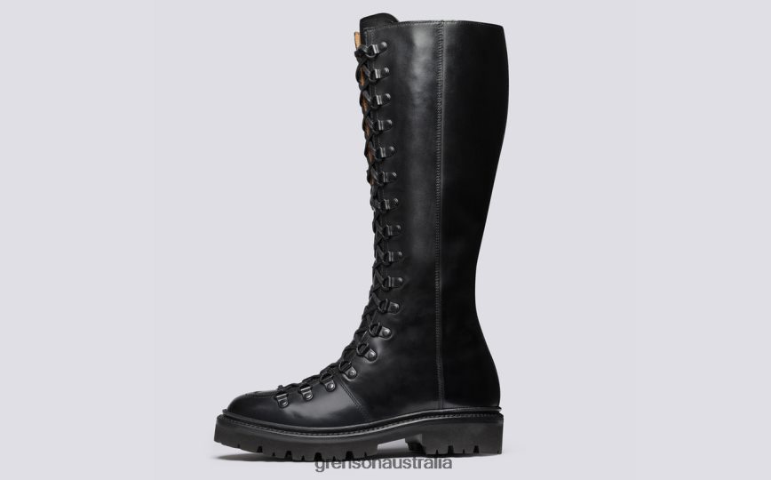 Grenson NANETTE KNEE HIGH Women Black Boots LFTT6B304