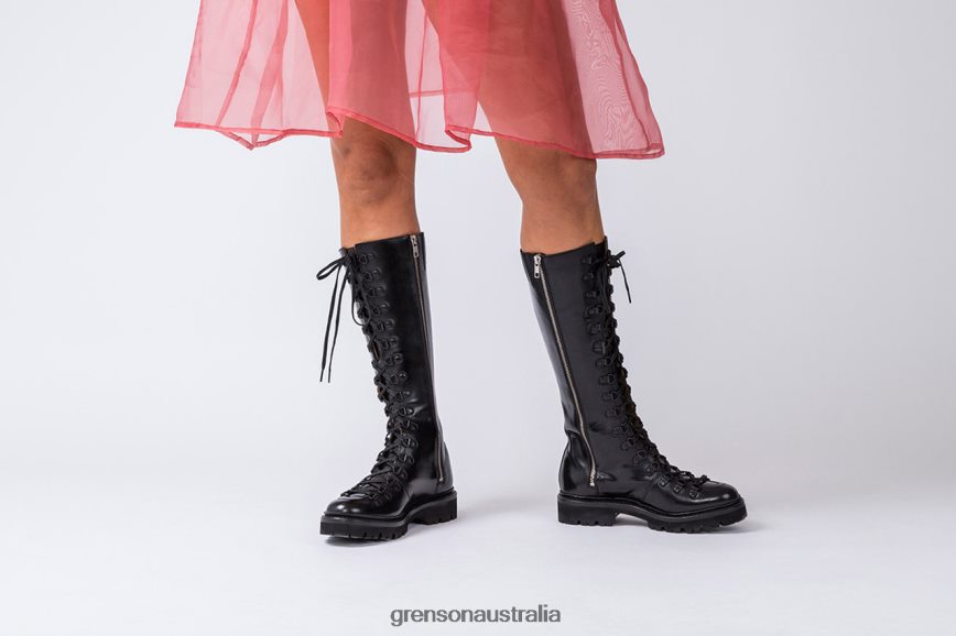 Grenson NANETTE KNEE HIGH Women Black Boots LFTT6B304
