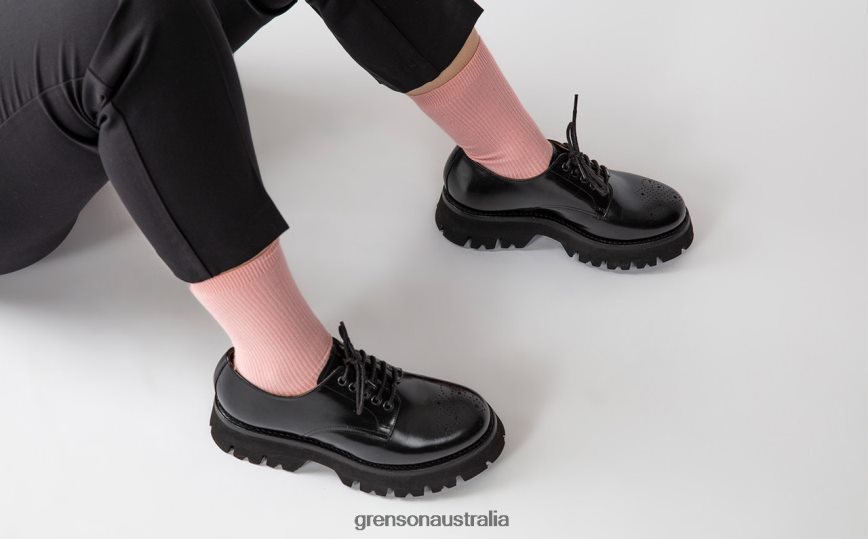 Grenson HOLLY Women Black Formal Shoes LFTT6B323