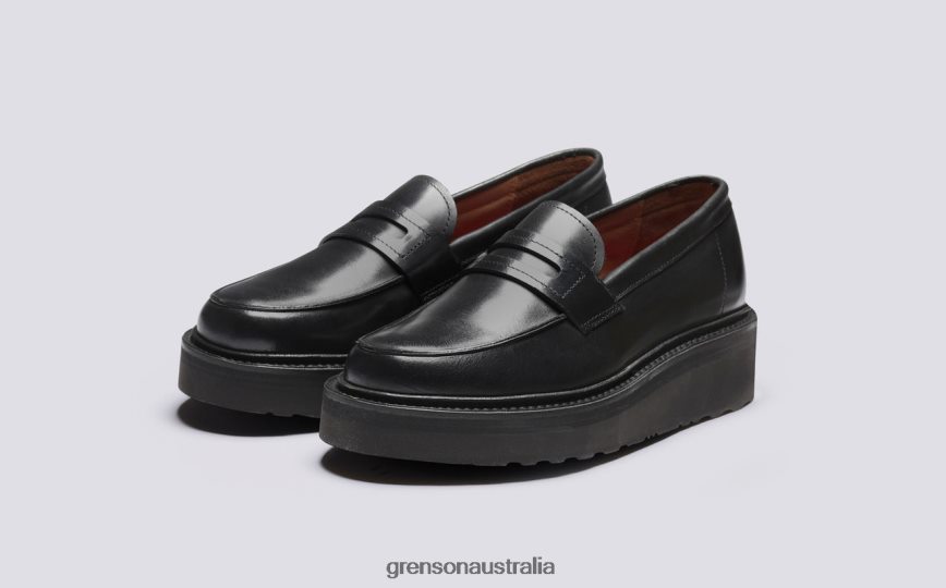 Grenson CELESTE Women Black Loafers LFTT6B241