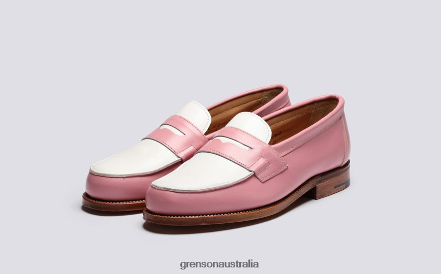 Grenson EPSOM Women Pink/White Loafers LFTT6B235