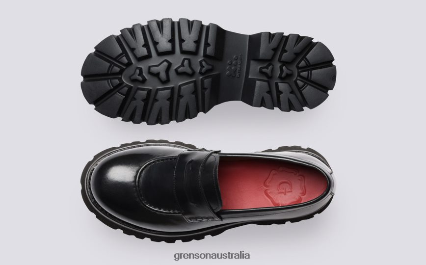 Grenson HATTIE Women Black Loafers LFTT6B243