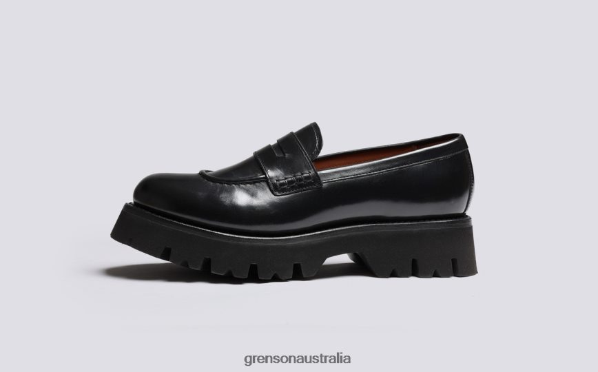 Grenson HATTIE Women Black Loafers LFTT6B243