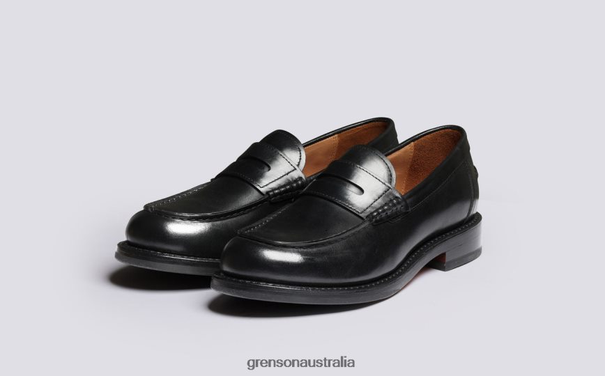 Grenson JULIE Women Black Loafers LFTT6B246